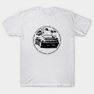 TOYOTA MR2 MK2 Black 'N White 4 T-Shirt